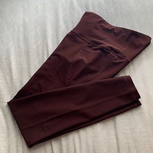 Old Navy High-Rise Ankle Elevate Legging- Burgundy
